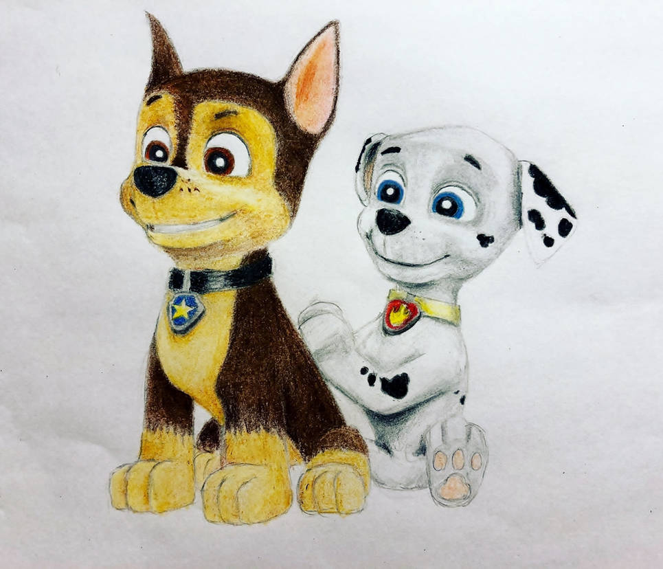 Request: PAW Patrol Chase and Marshall by TKH-Arts on DeviantArt
