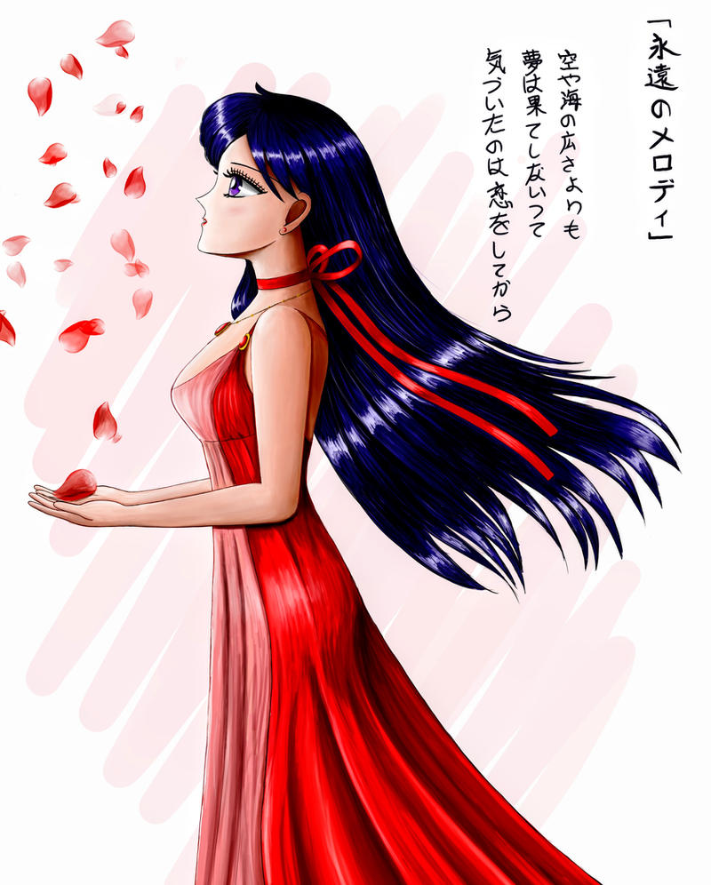 sailor mars princess dress Sailor Mars Rei Hino Red Dress Princess