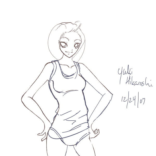 Hands on hips sketch by YukiH on DeviantArt