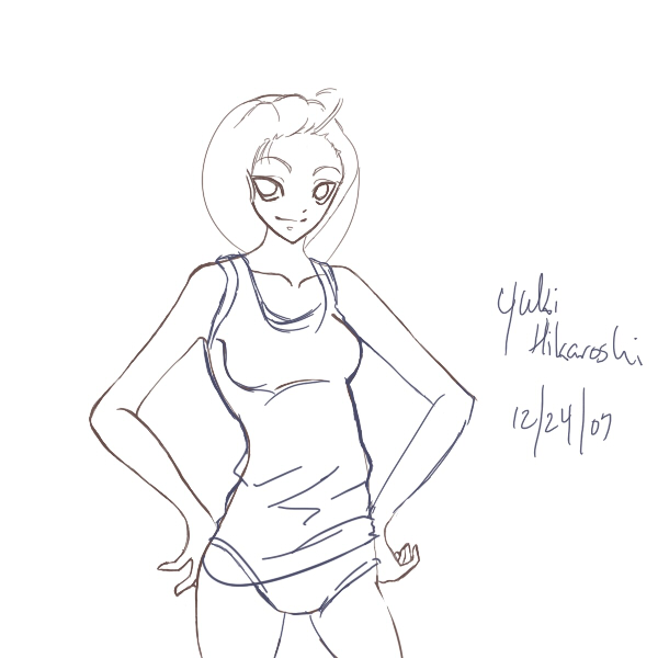 Hands on hips sketch by YukiH on DeviantArt