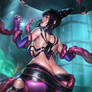 Juri with her tentacle