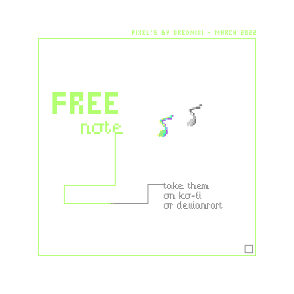 pixel note by Drednixi on DeviantArt