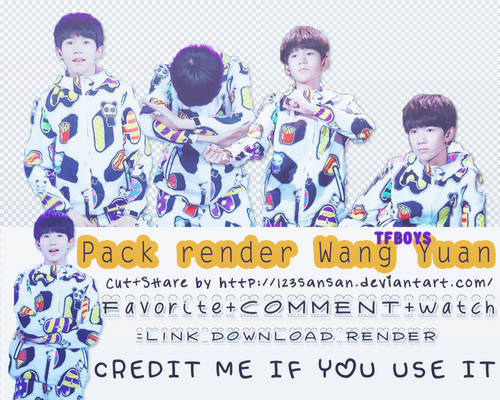 Pack Render Wang Yuan TFBOYS