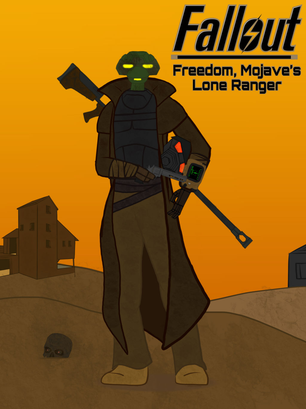 Mojave Ranger Fallout Fallout: Mojaves Lone Ranger (Without Helmet) by B1BattleDroid on ...