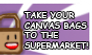 Take your canvas bags stamp