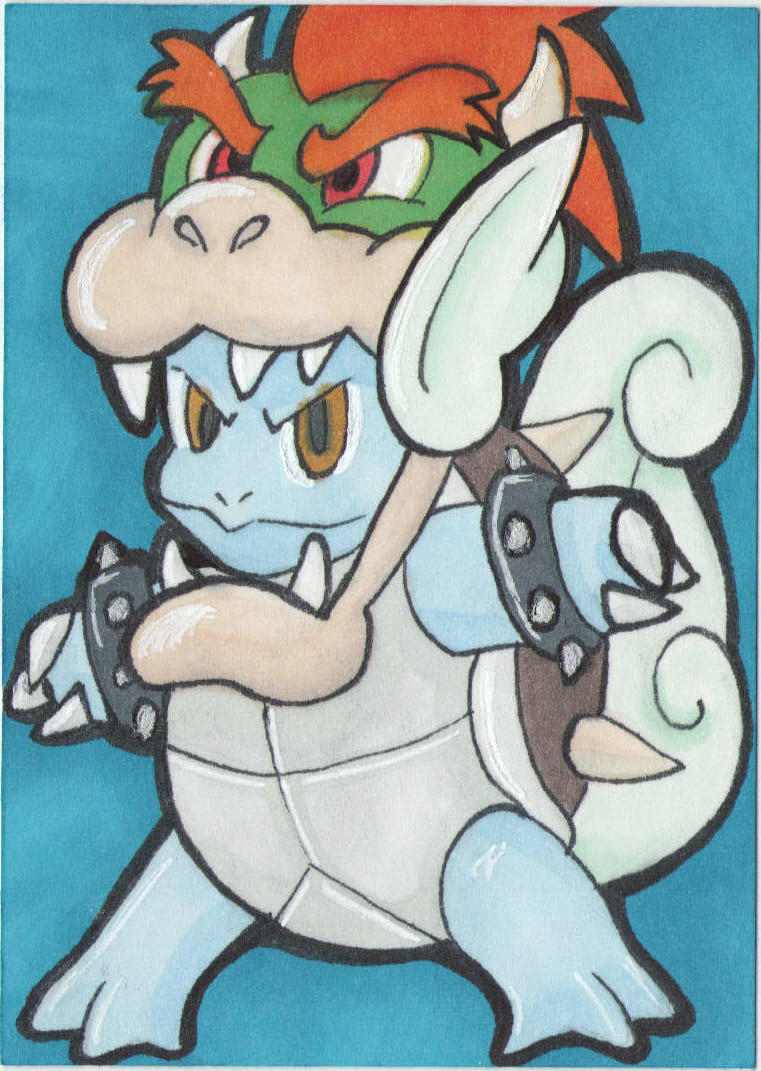 ATC wartortle as Bowser for Halloween