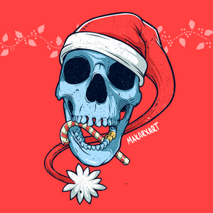 Merry Xmas Skull