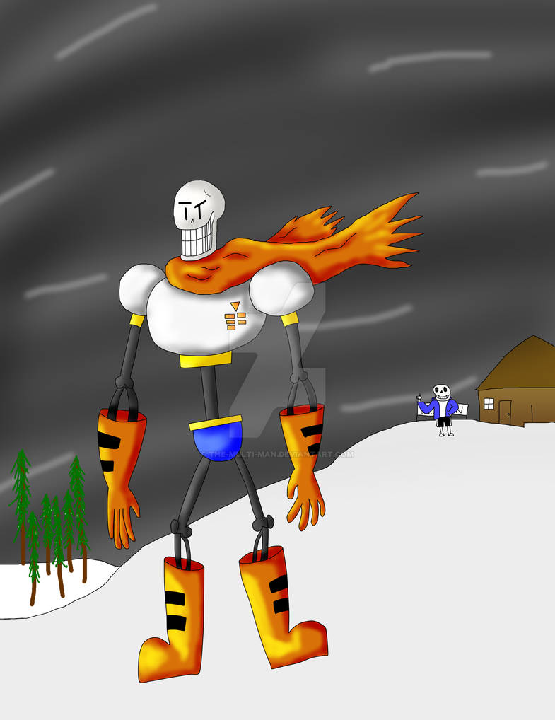 Pappyrus Drawing Papyrus drawing by The-Multi-Man on DeviantArt