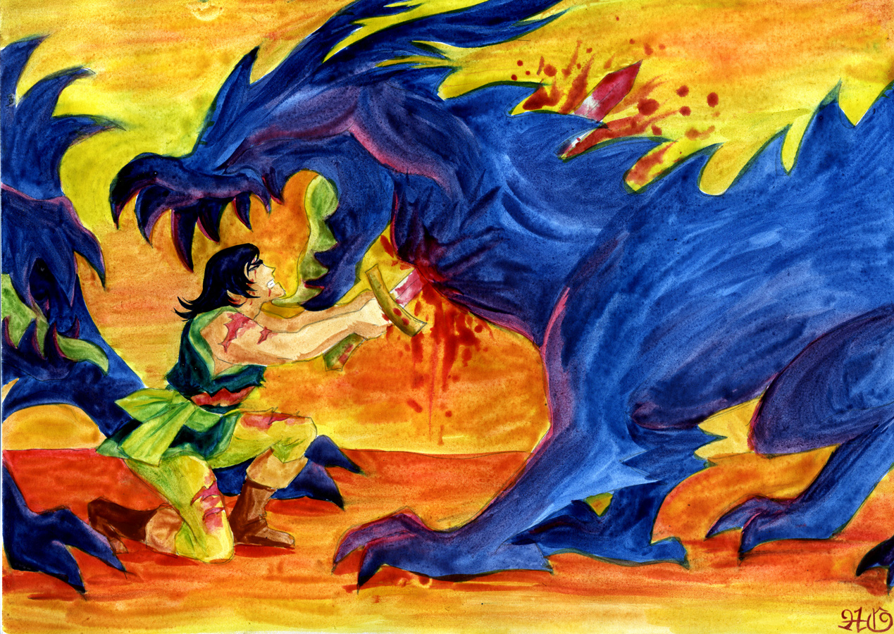 Monster Slayers Drawing Monster Slayer by ChildProdigy7 on DeviantArt