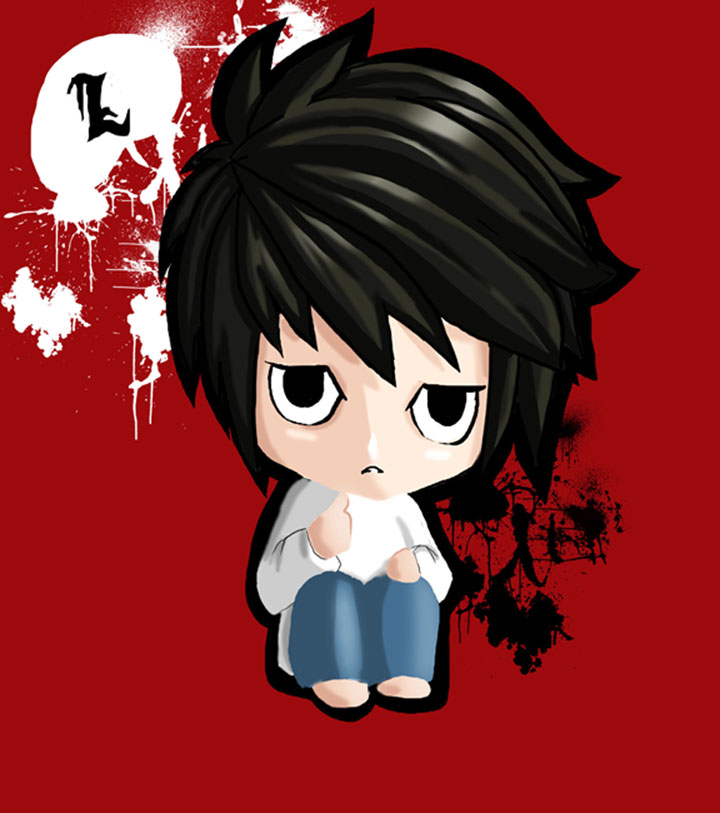 L - Death Note chibi