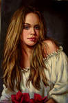 Darla..oil on linen by xxaihxx