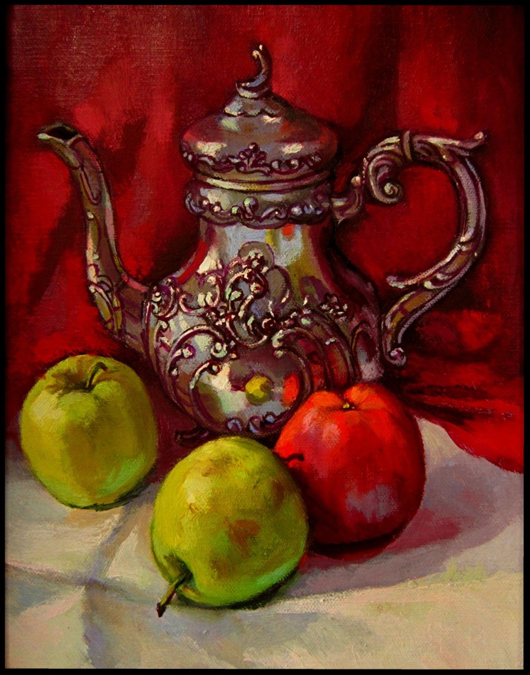 Still life..oil on linen