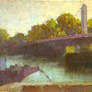 The Albert Bridge,London..oil on linen