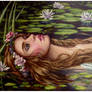 Ophelia..oil paint on linen canvas