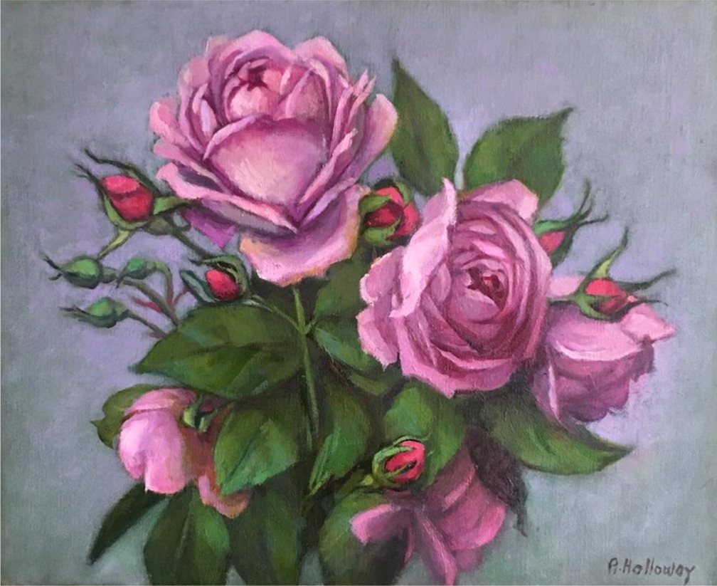 Finished Roses oils on linen canvas
