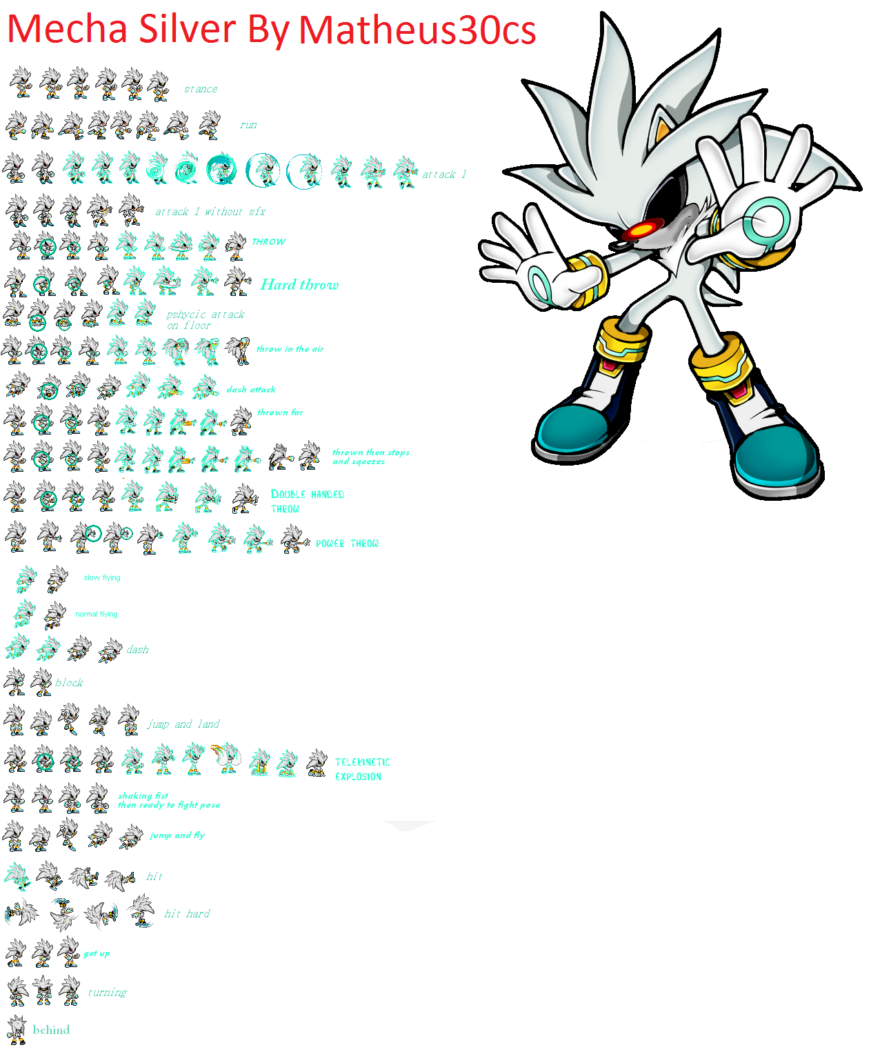 Mecha/silver)sonic help sprites