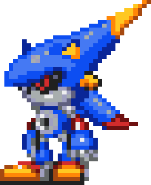 Open Assets] - Metal Sonic No.29 (Rocket metal) V1