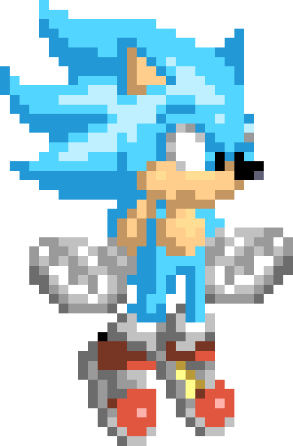 Super Sonic Blue Sprite Preview by Matheus30cs on DeviantArt