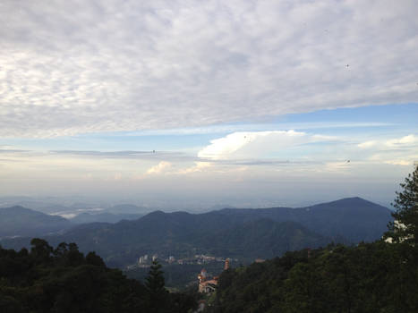 A morning in the Malaysian mountains.