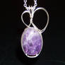 Amethyst Wrapped in Silver