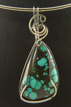 Turquoise Silver pendant