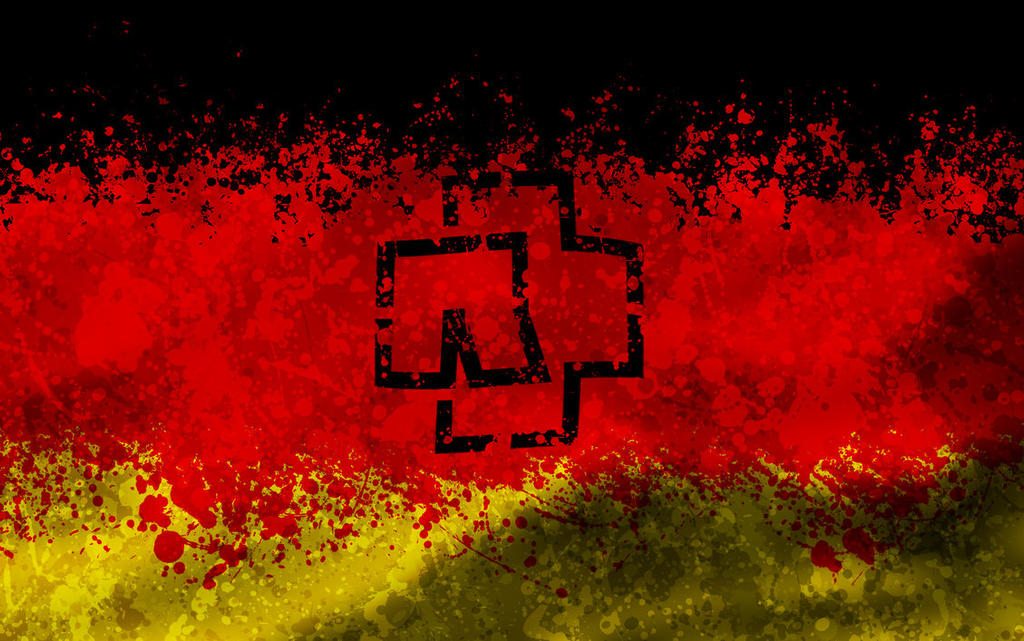 Rammstein logo - German flag by Erikstein on DeviantArt