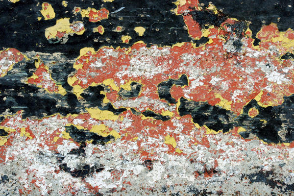 Peeling Paint on Concrete