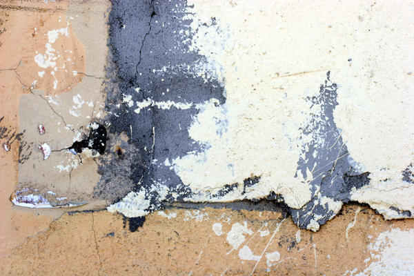 Damaged Stucco Wall