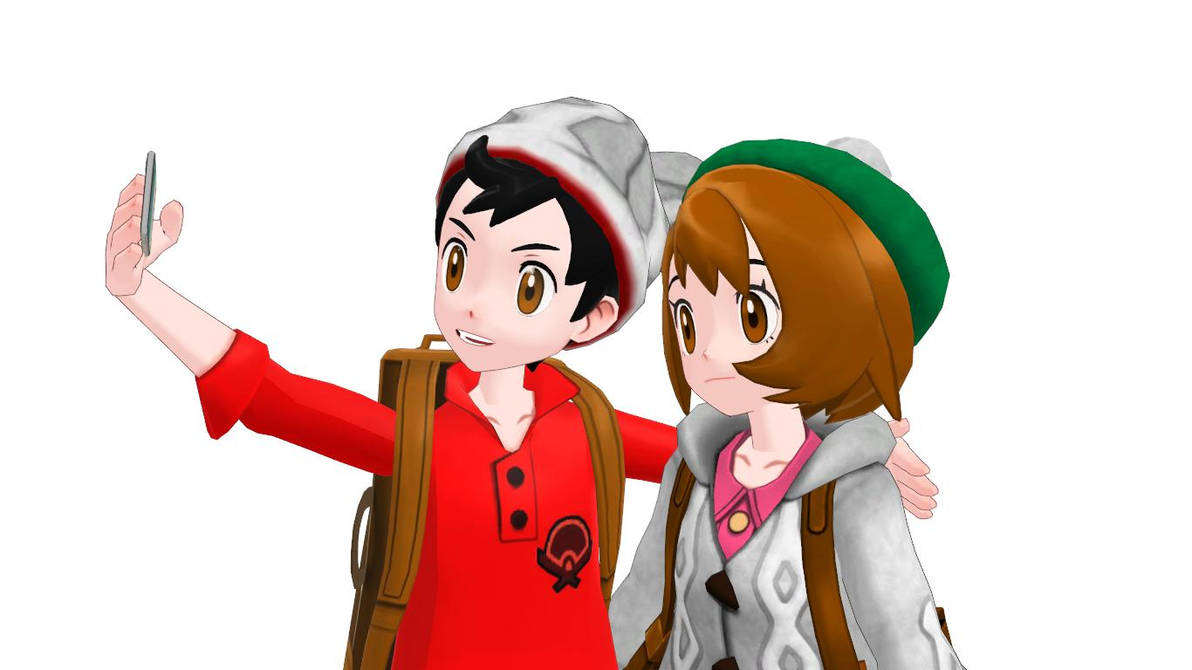 Victor and Gloria taking a selfie by Mrigus99 on DeviantArt