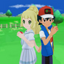 Trainers Ash and Lillie