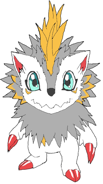 Digimon Herrismon re-draw