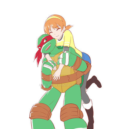 TMNT raph and april by ice-mei on DeviantArt