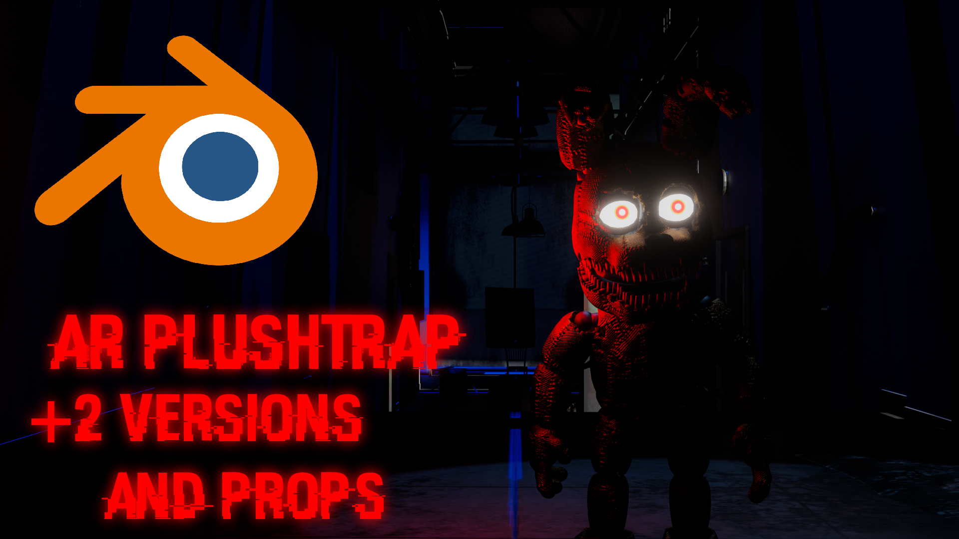 FNAF AR Plushtrap Blender 2.8/.9 port fix,read dec by theBAYG on DeviantArt