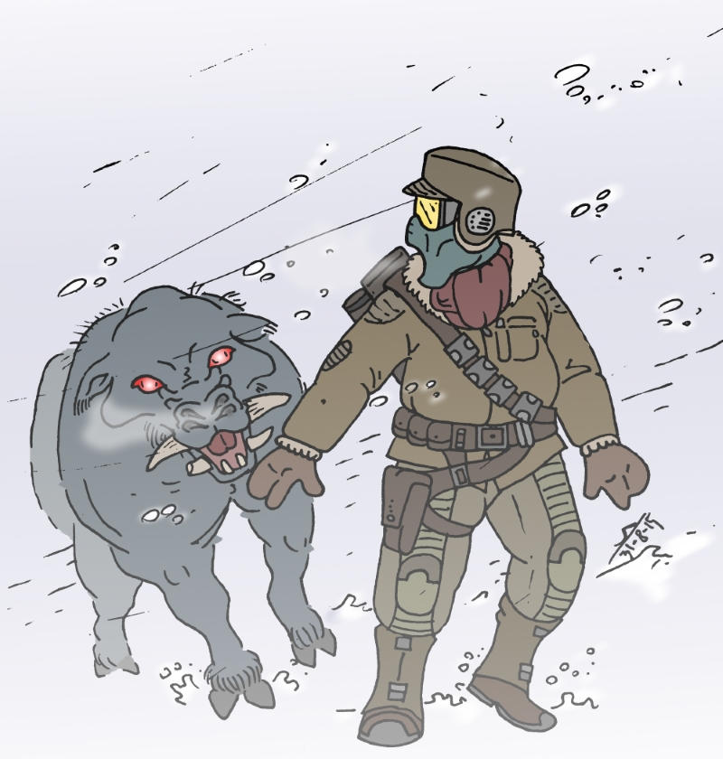 Star Wars - Hoth Hog Attack by Tintenfechter on DeviantArt