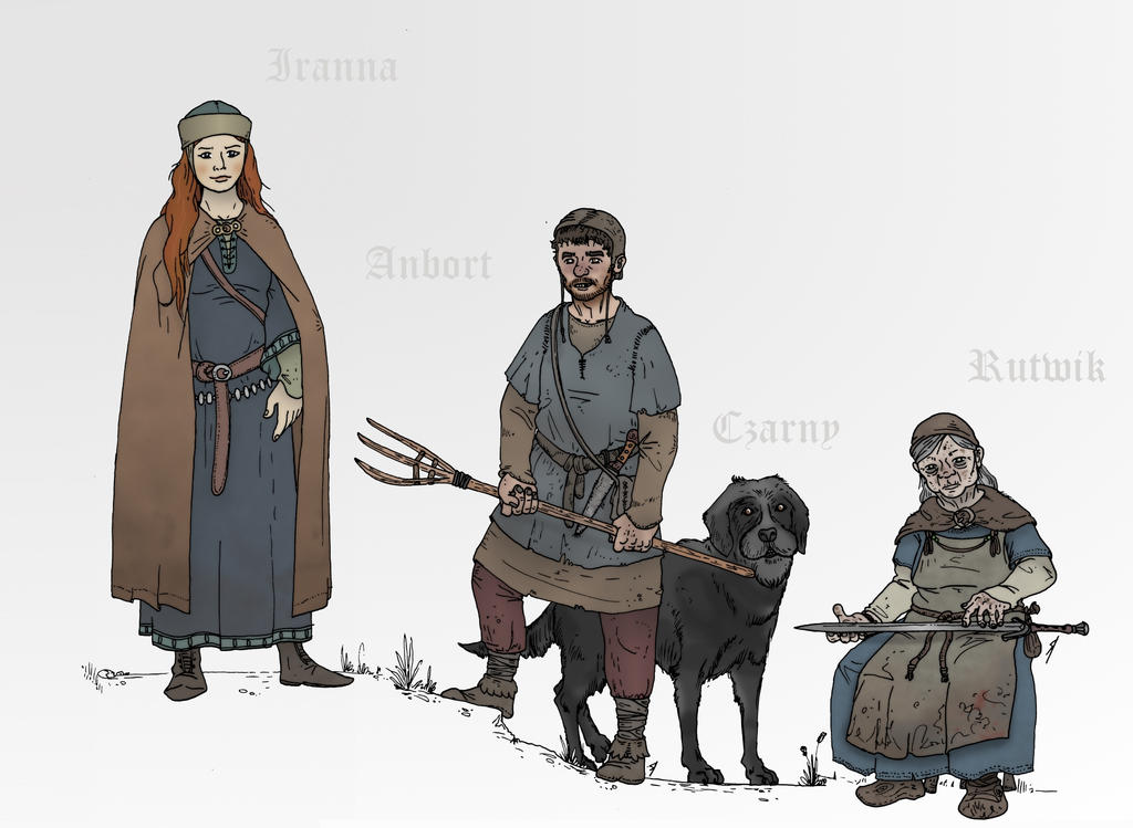 The Witcher - PnP-RPG Character Line-up by Tintenfechter on DeviantArt