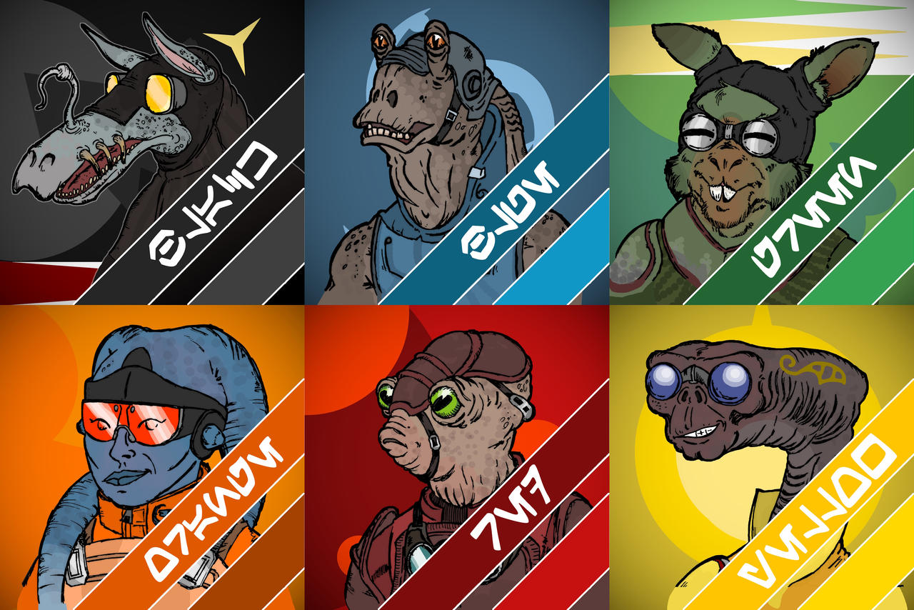 Pod Racing Pilots Star Wars - Podracing pilots by Tintenfechter on DeviantArt