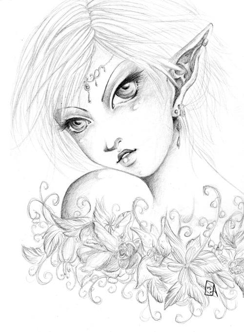 Spring Nymph Drawing Spring Nymph by fearn on DeviantArt