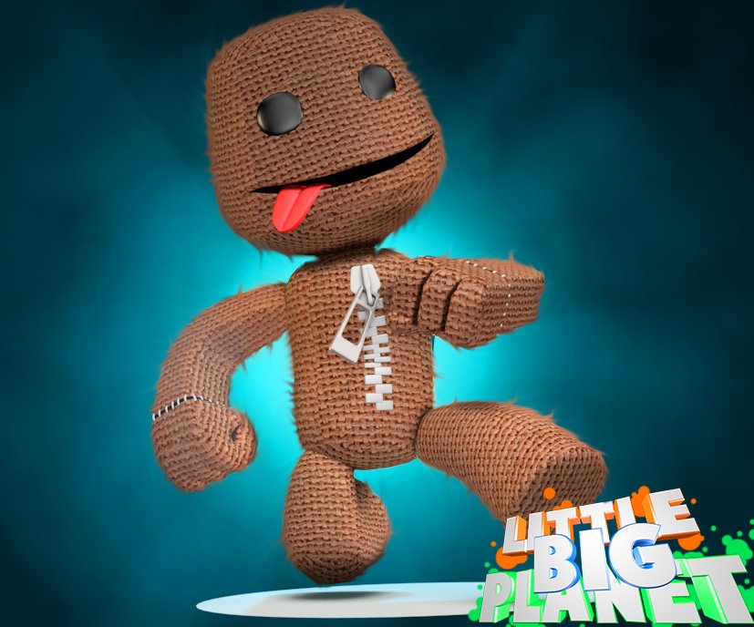 Sackboy Rig Render SackBoy (Little Big Planet) by ThiaguPQP on DeviantArt
