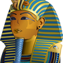 The burial mask of Tutankhamun