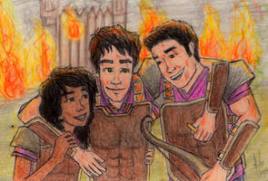 Hazel, Percy and Frank SoN