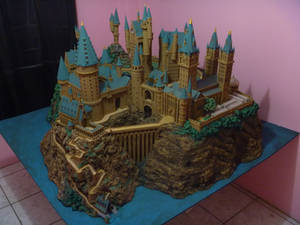 Hogwarts Castle Paper Model - Finished