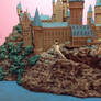 Hogwarts Castle Paper Model - East View