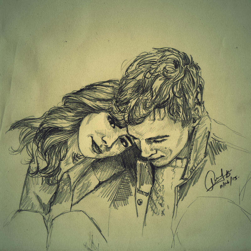 Love Rosie Sketch - Lily Collins and Sam Claflin