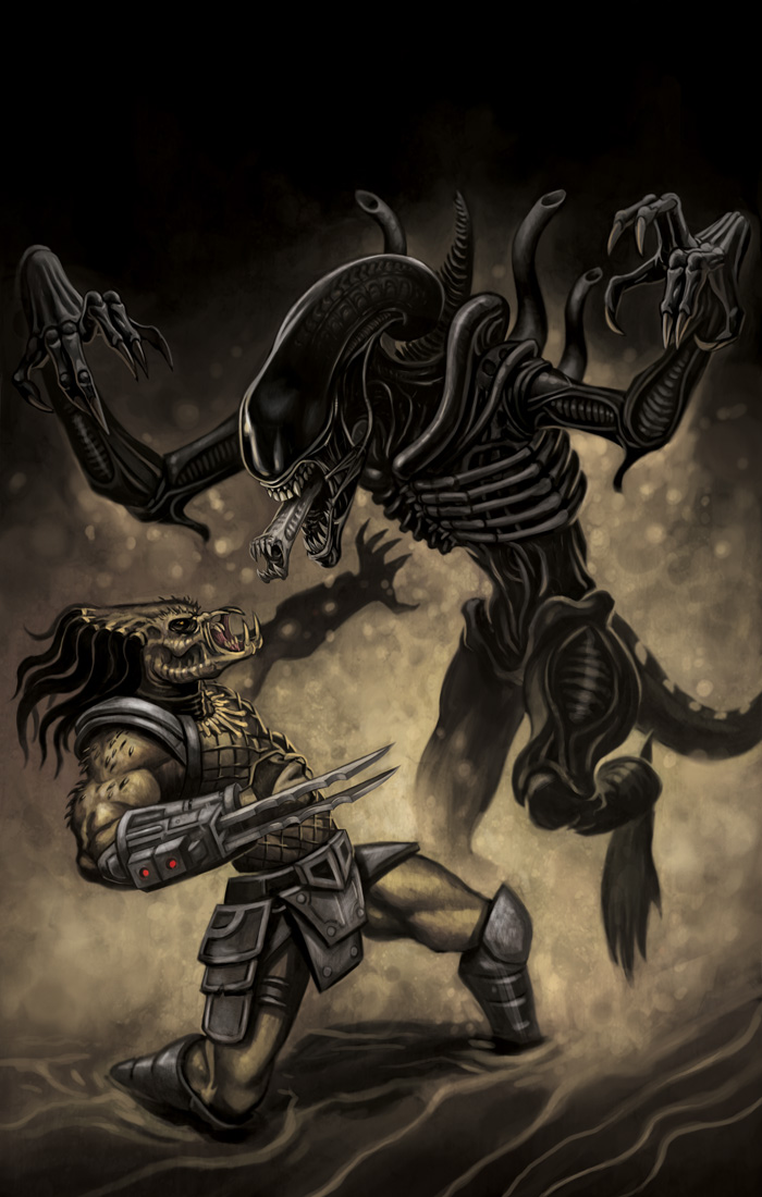 Aliens vs. Predator Group Photo by JoshNg on deviantART