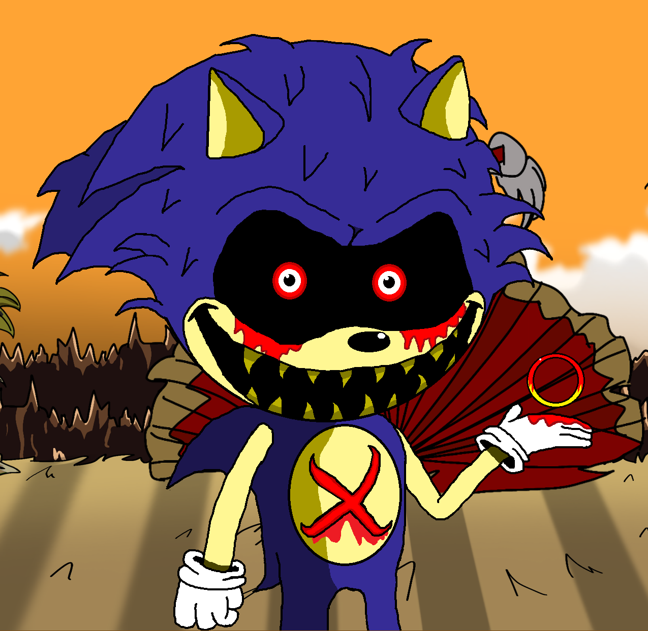 Lord X (Sonic.EXE) by ArtMama113 on DeviantArt