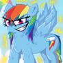 (Digitalized) MLP Rainbow Dash (Fan Art)