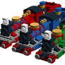 Lego 3 Small Railway Engines