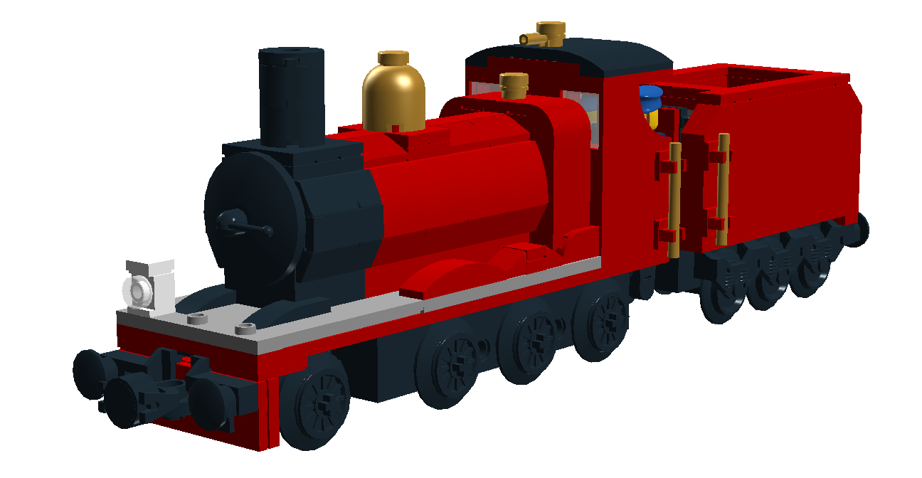 Squid1562 on X: Lego James the Red Engine!