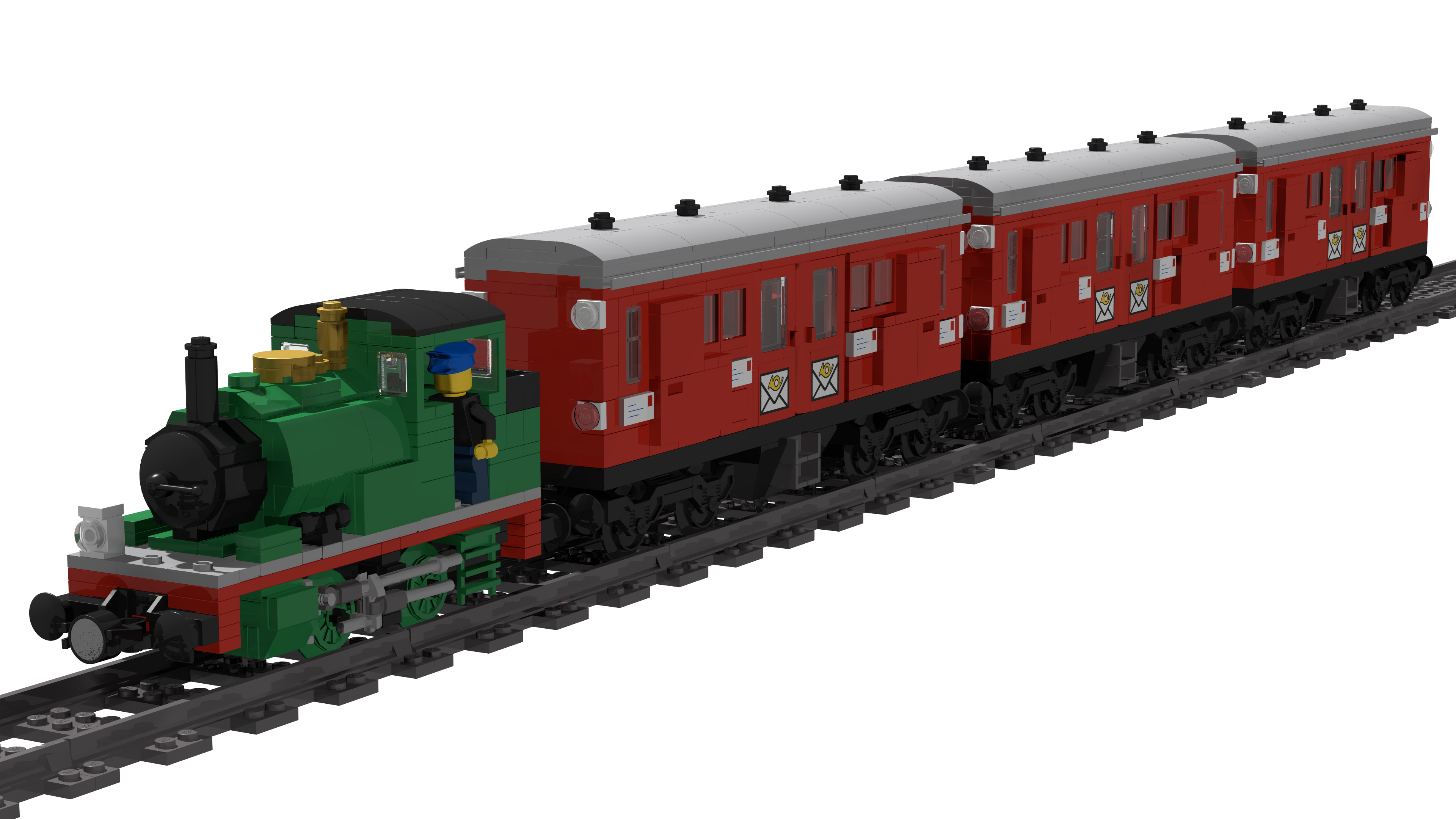 Percy and the mail train set shop