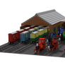 Lego Skarloey Engine Shed V2 (Test Shot)